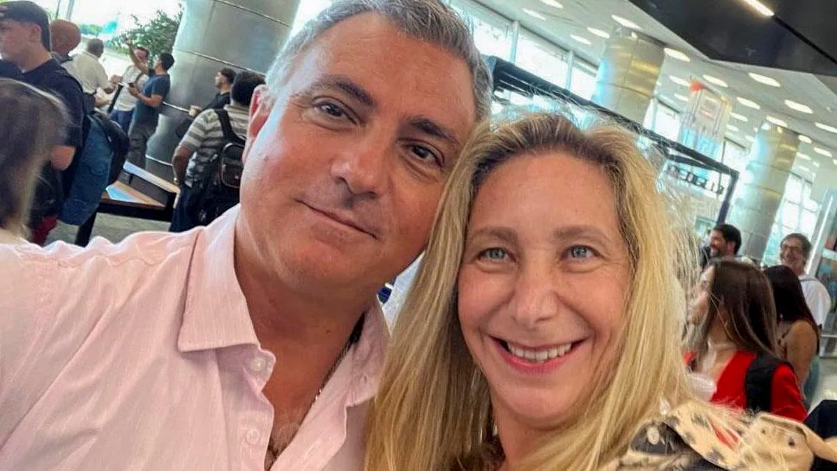 Karina con Sebastian Pareja